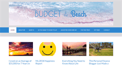 Desktop Screenshot of budgetandthebeach.com